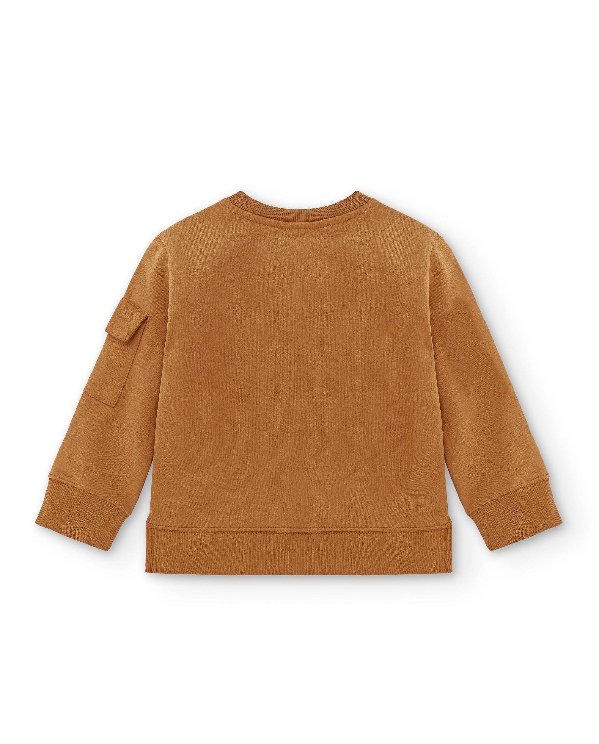 Sudadera de niño marrón Look