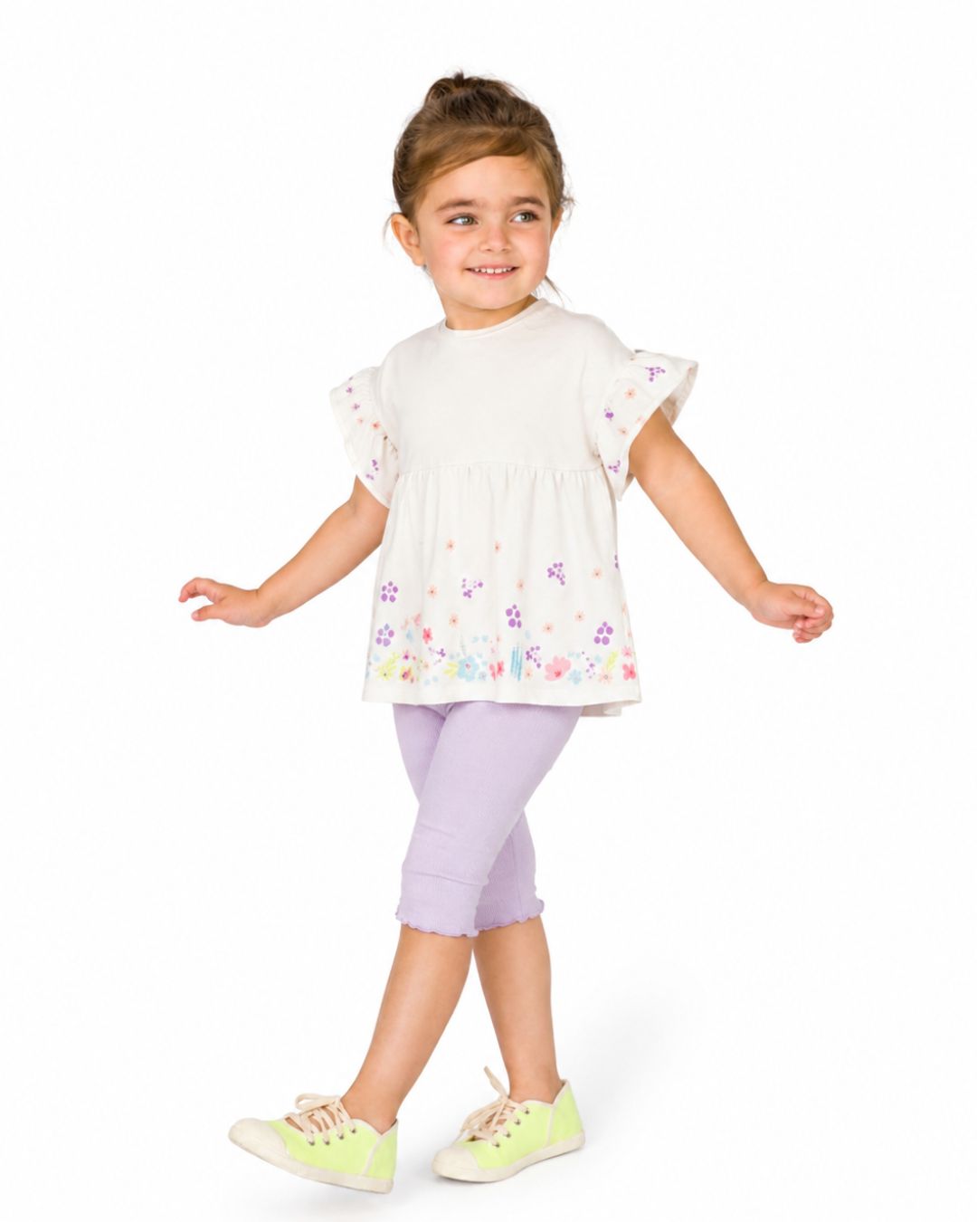 Legging bébé violet