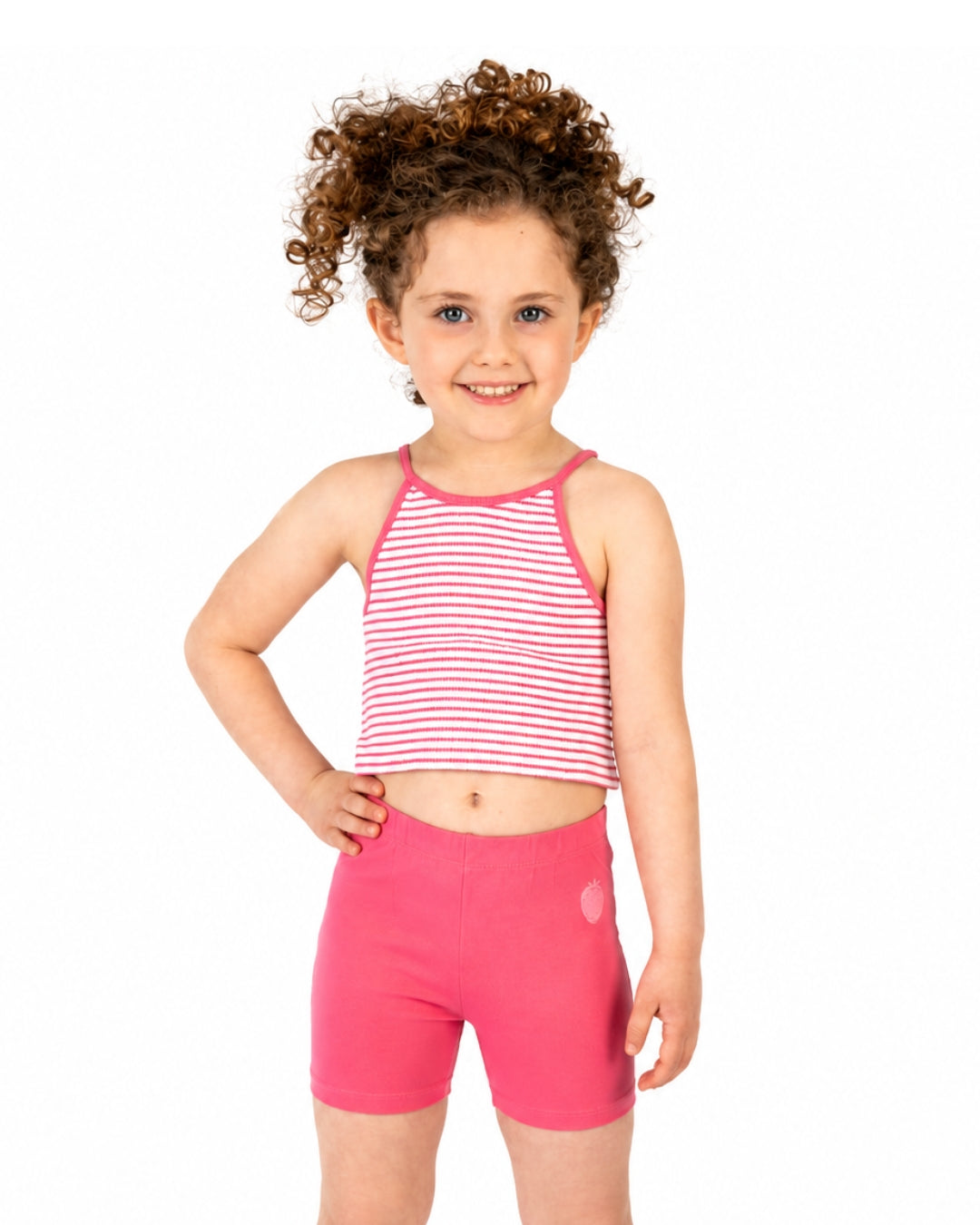 Short fille fuchsia
