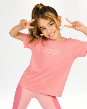 T-shirt Fille Corail