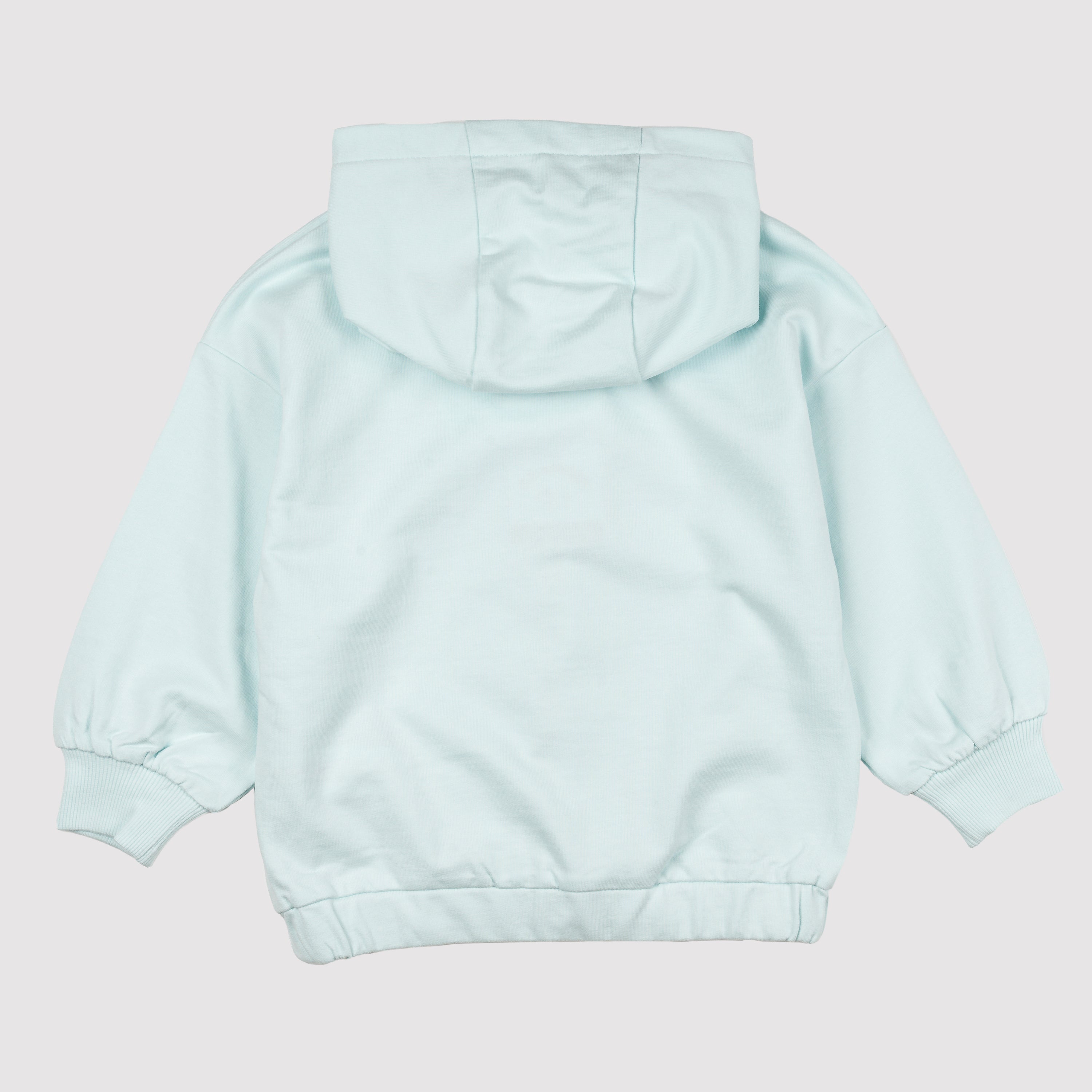 Chaqueta chándal niña aguamarina | Con capucha