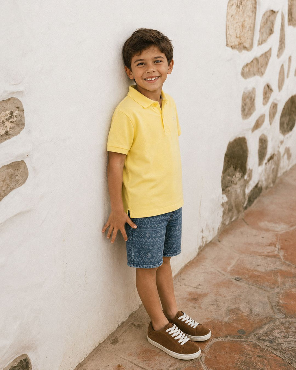 Polo gialla da ragazzo