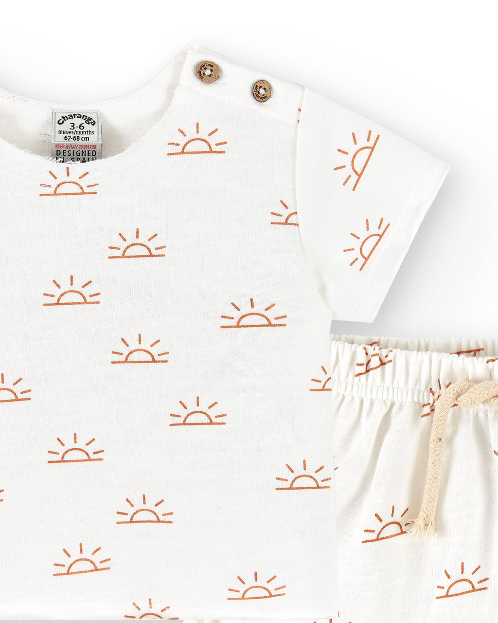 Conjunto de recién nacido estampado VERANO/Charanga
