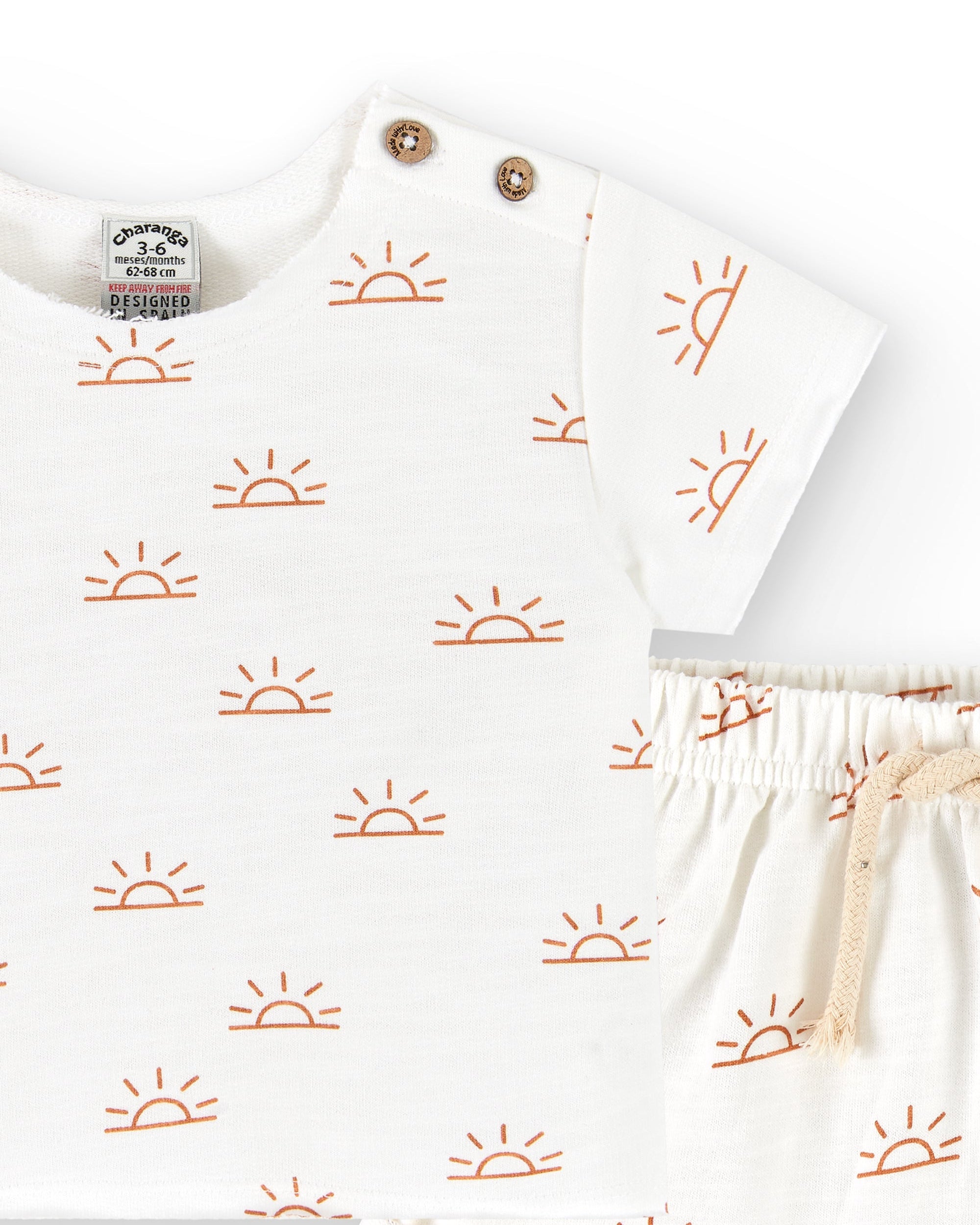 Conjunto de recién nacido estampado VERANO/Charanga