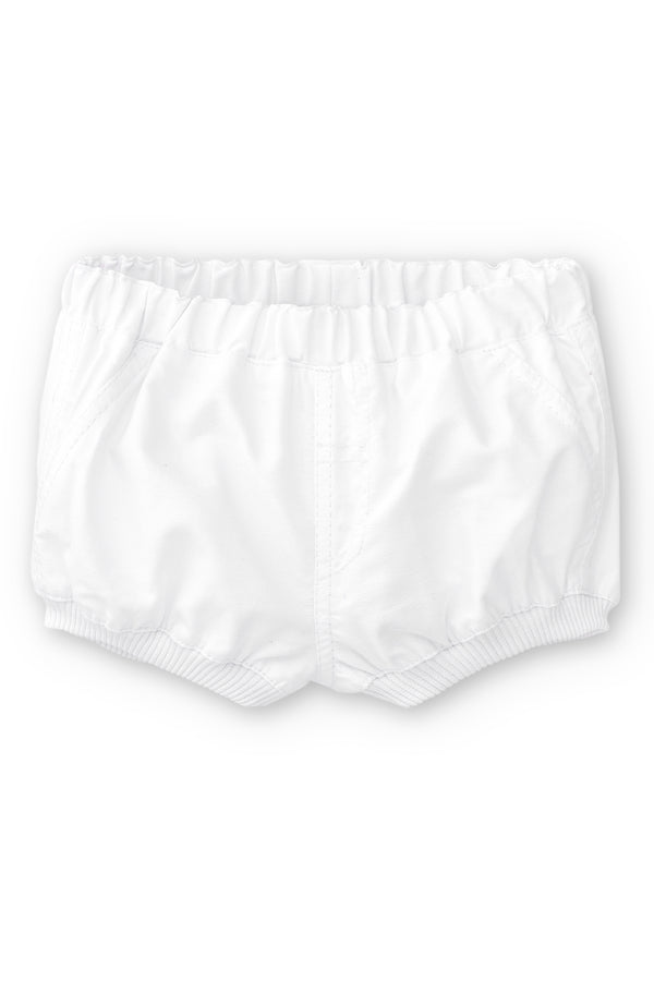 Cubrepañal blanco de recién nacido
