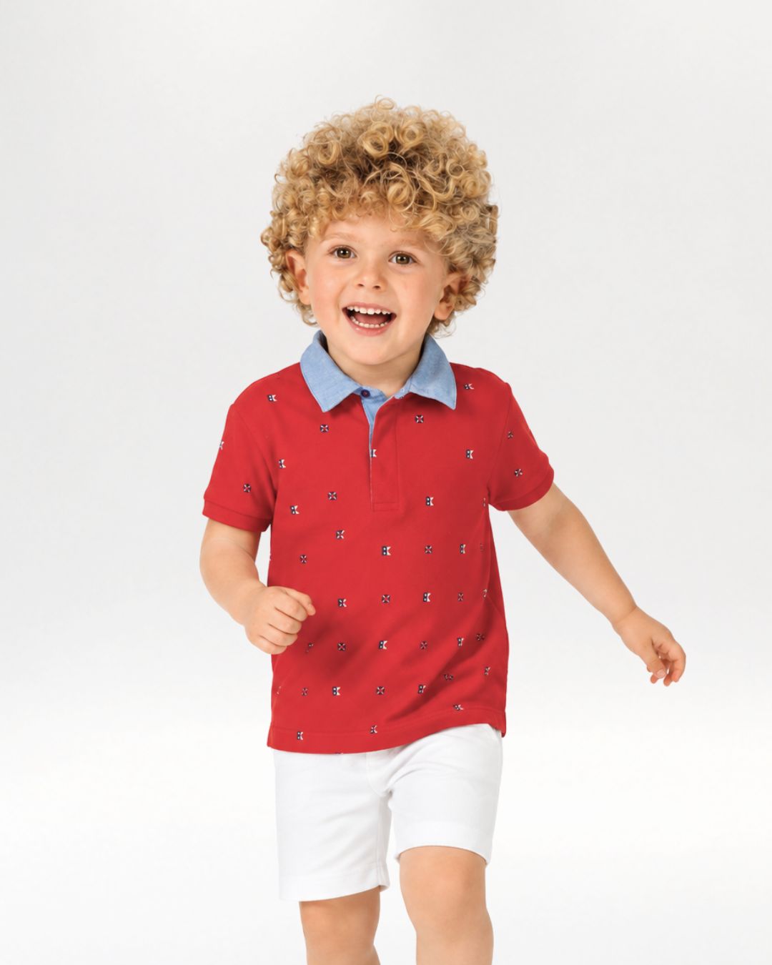 Polo bébé imprimé