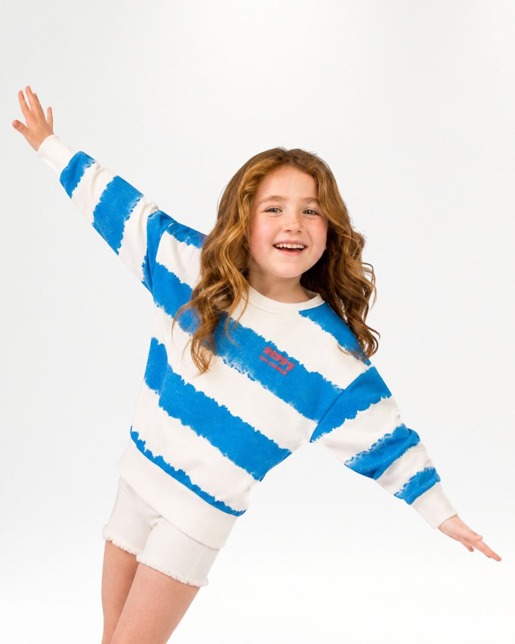 Sudadera de niña estampada