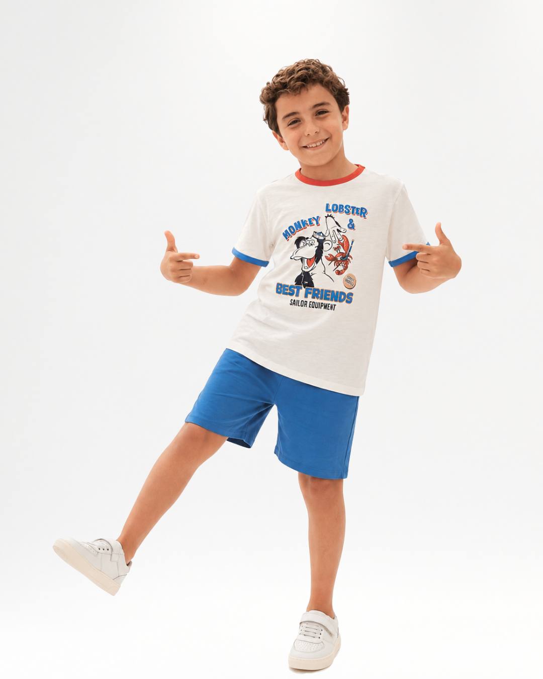 T-shirt garçon brut