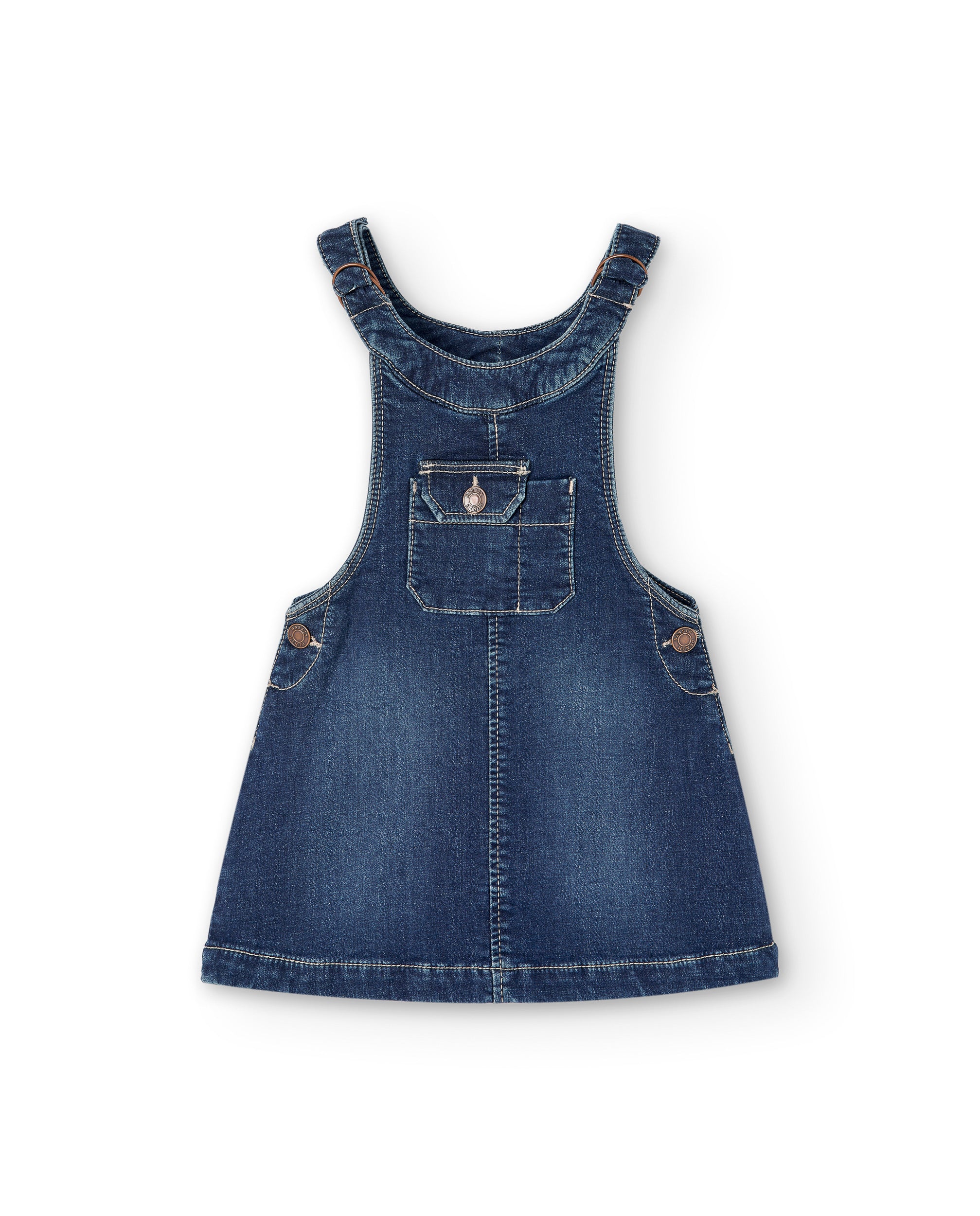 Vestido de bebé niña tejano