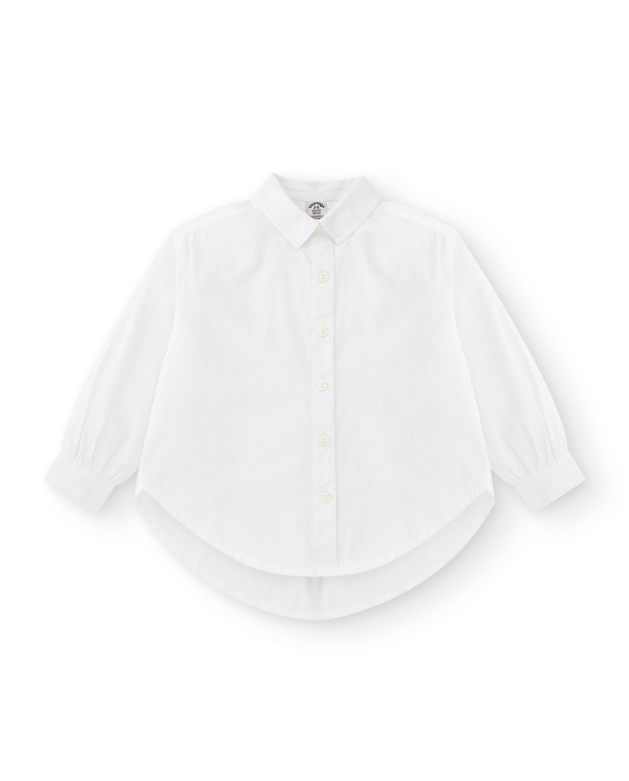 Camisa de niña blanca
