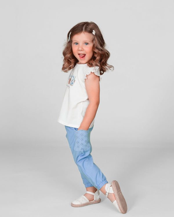 Pantaloni blu per bambini
