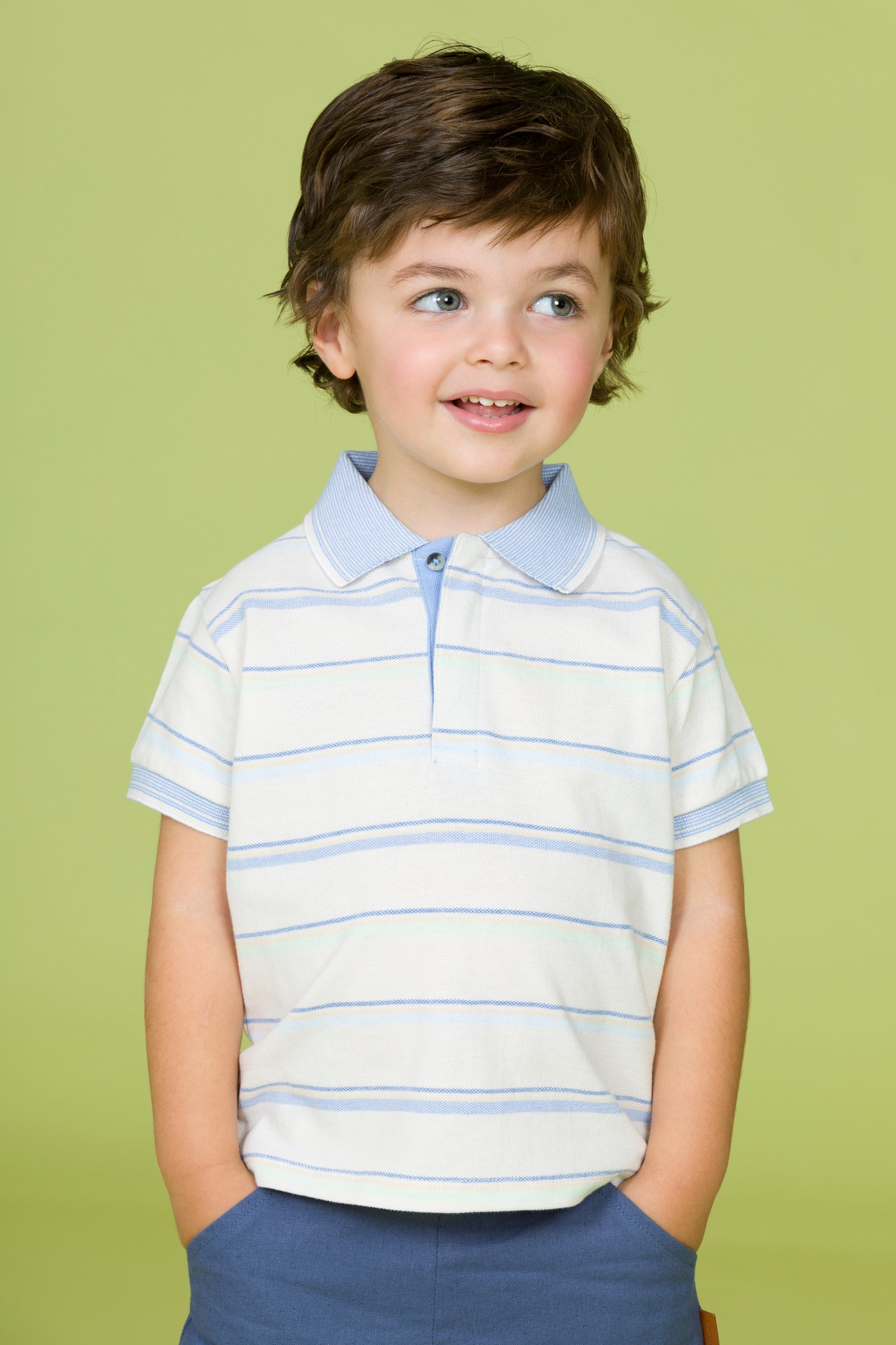 Polo de bebé listado