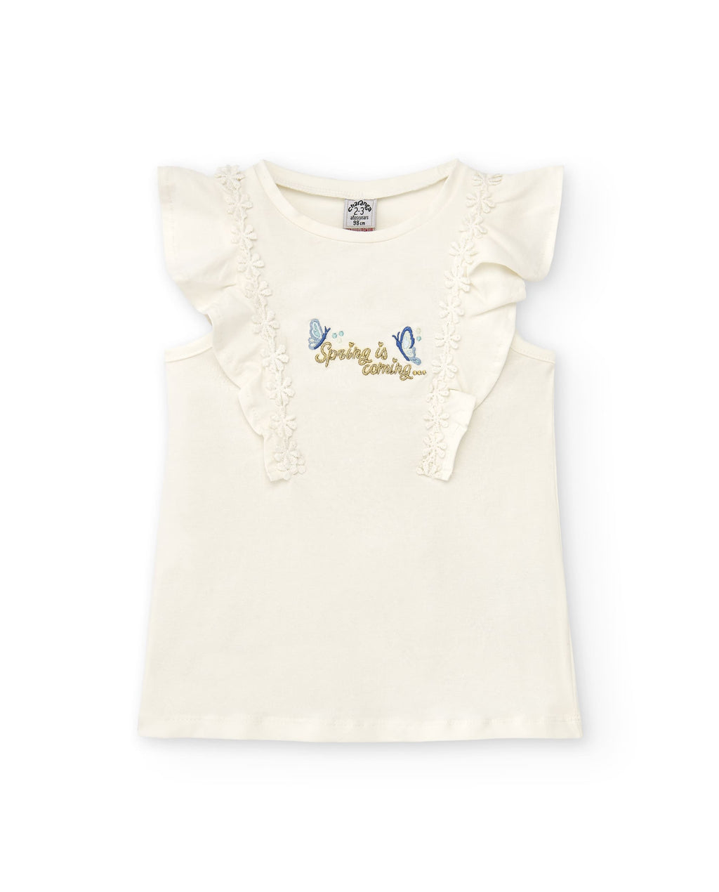 T-shirt fille brut