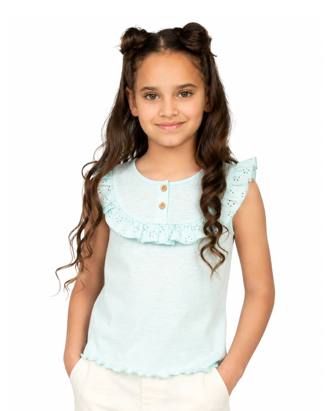 T-shirt Fille Aqua