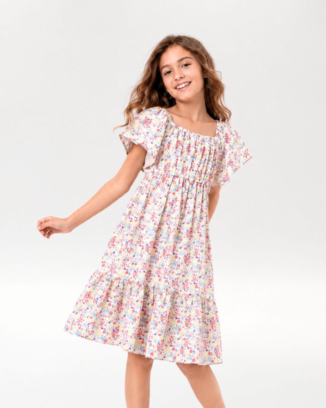 Vestido de menina estampado