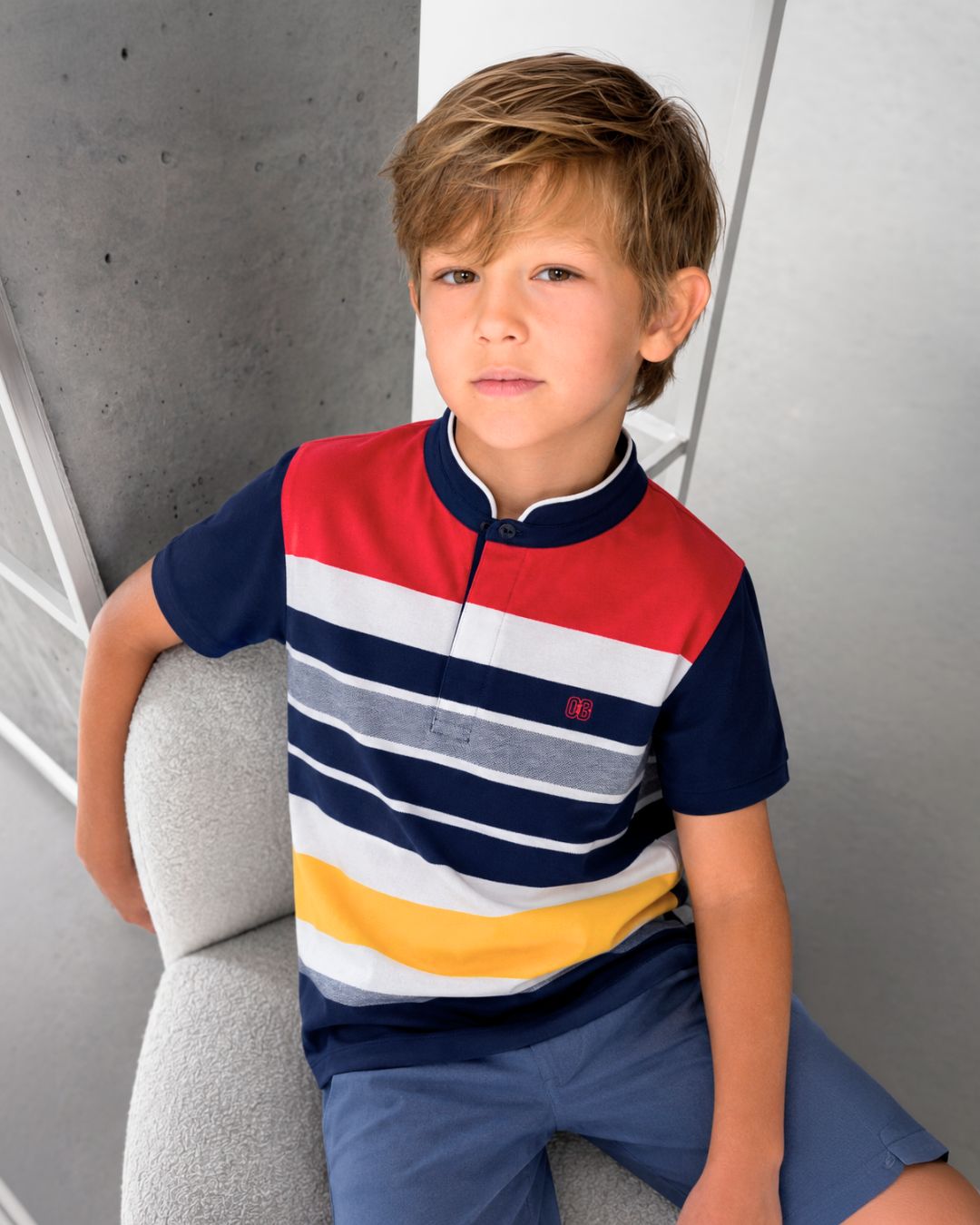 Listed boy's polo