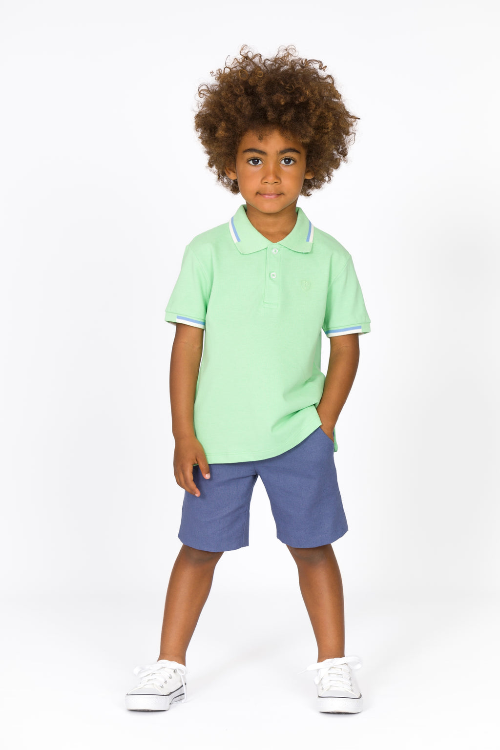 Polo de niño verde VERANO/Charanga