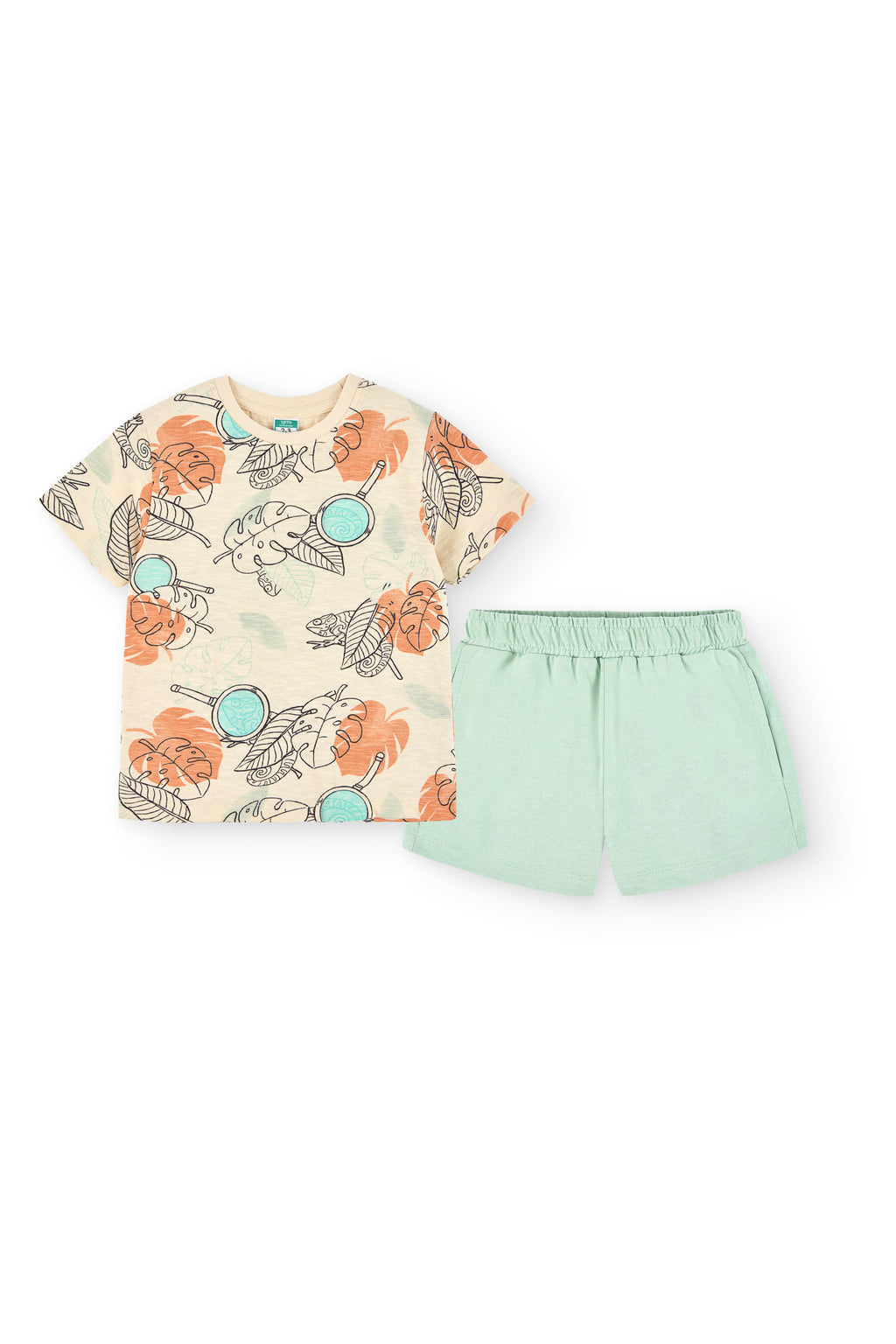 Conjunto Camiseta Y Bermuda de niño multicolor VERANO/Charanga