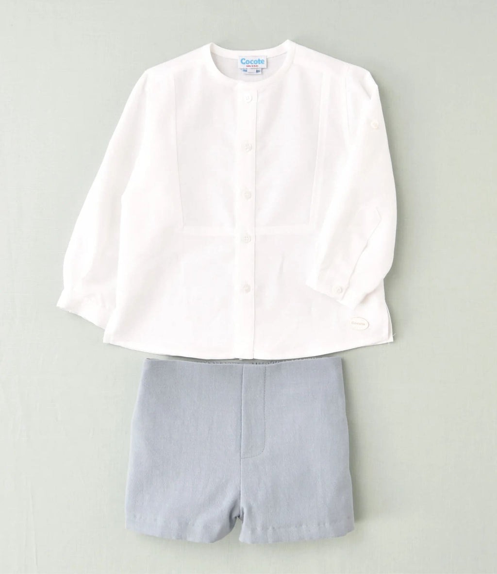 Pantalón corto azul niño