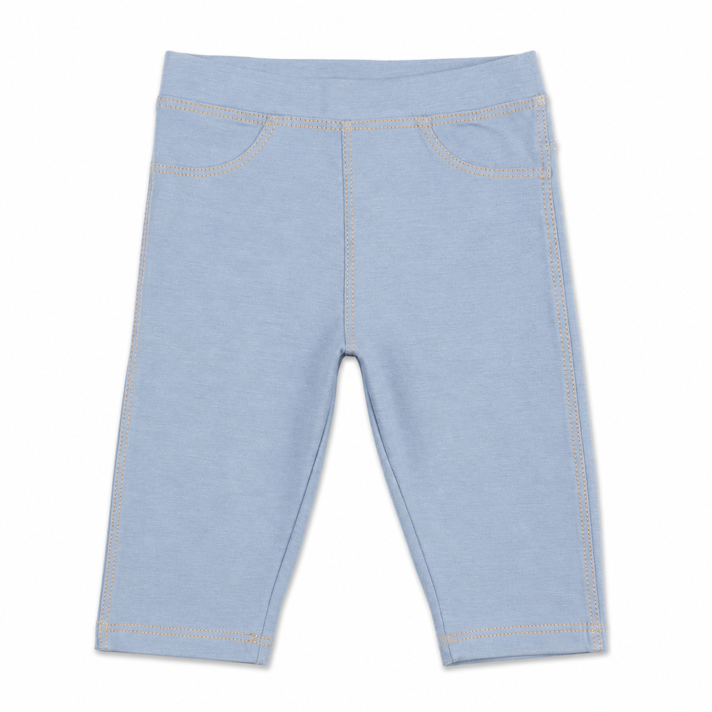 Legging niña azul efecto vaquero