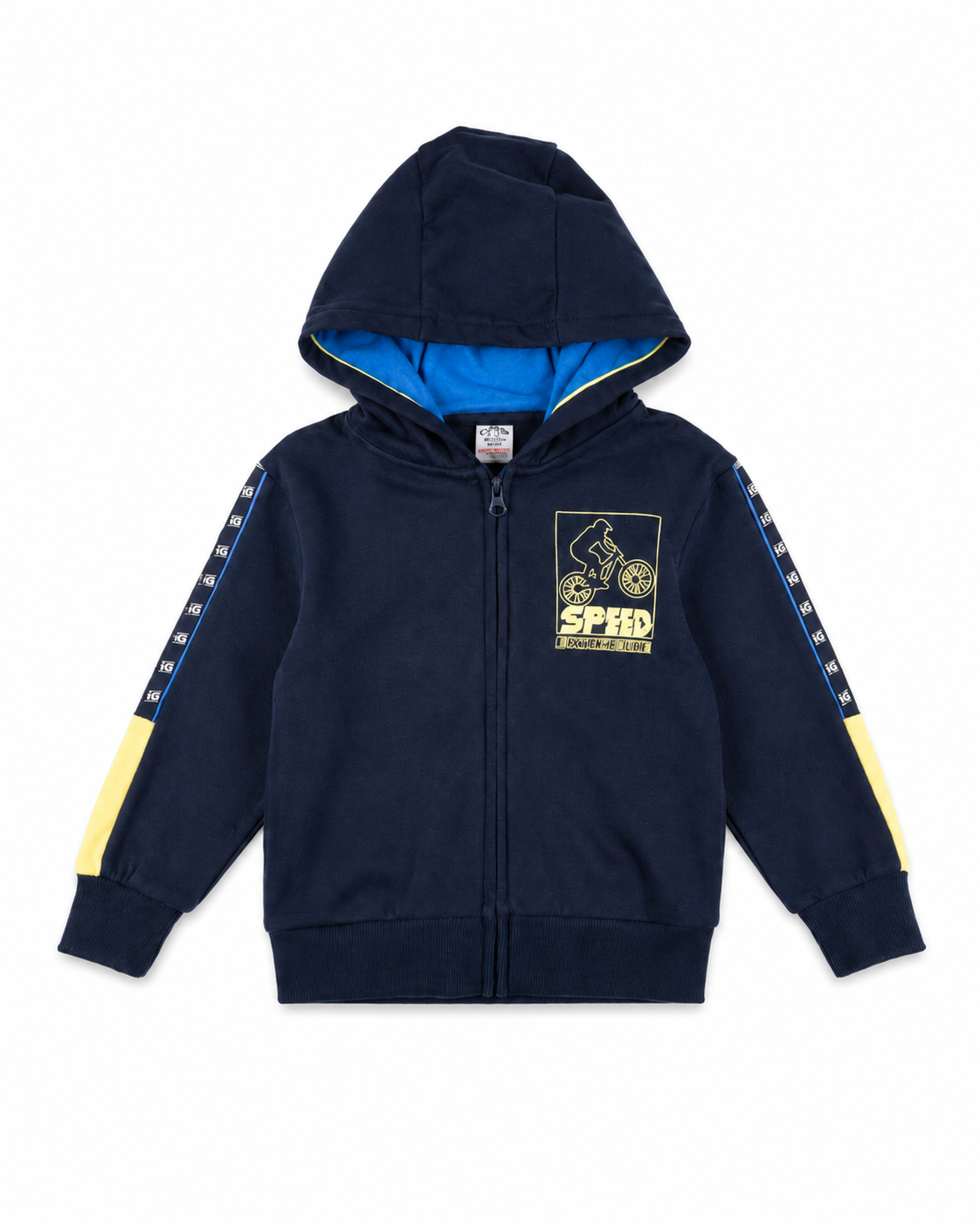 Sudadera de niño en azul marino speed