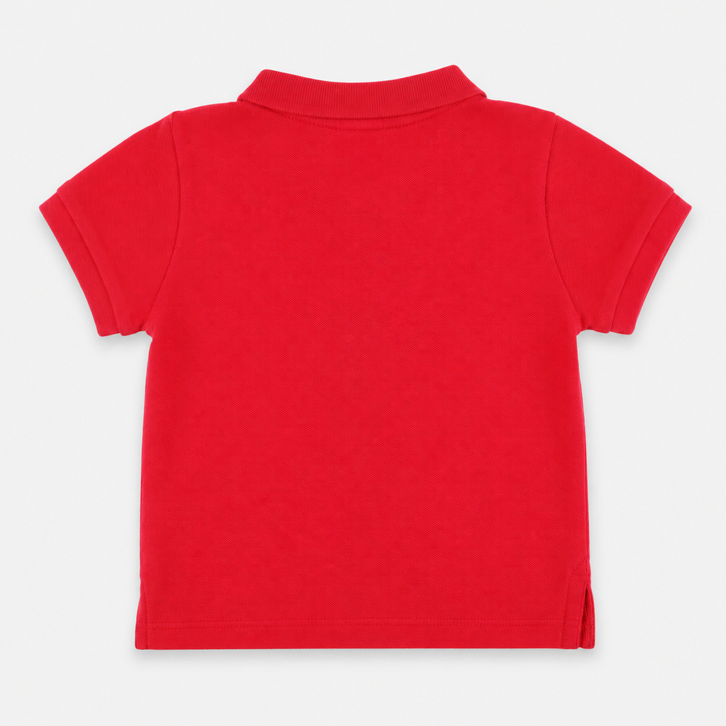 Polo de bebé rojo