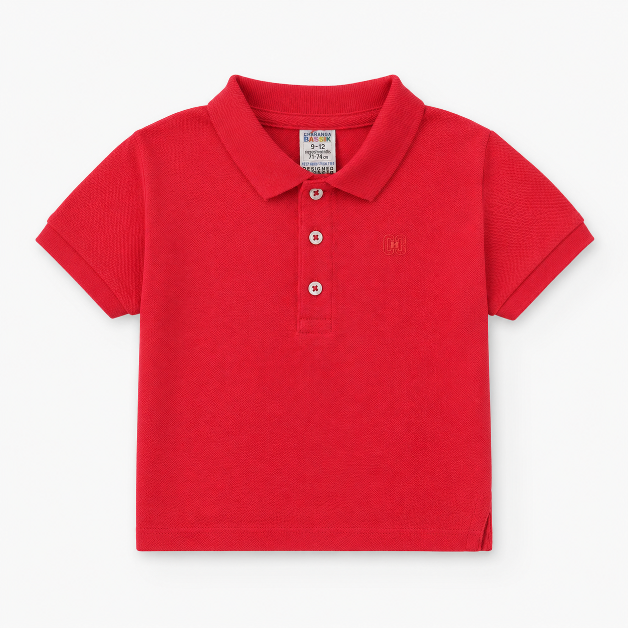 Polo de bebé rojo