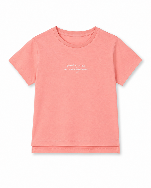 T-shirt Fille Corail