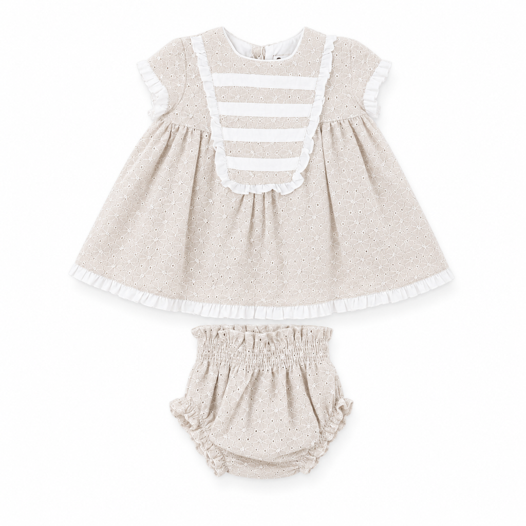 Conjunto bebé niña vestido y braguita | Cocote by Charanga