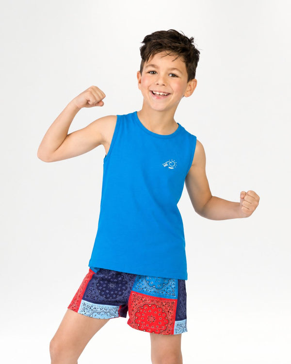 Blue boy's t-shirt