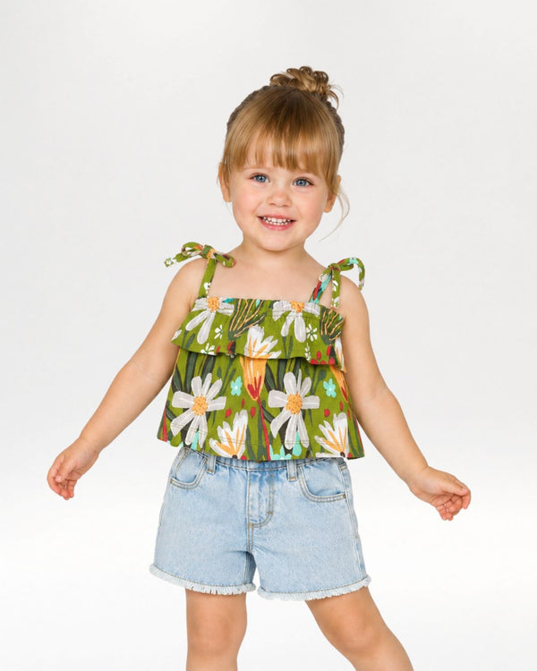 Blusa bebé niña floral