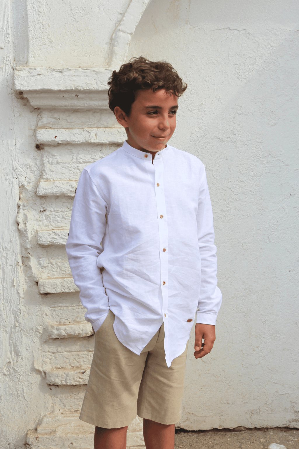 Pantalón de niño beige | Cocote & Charanga