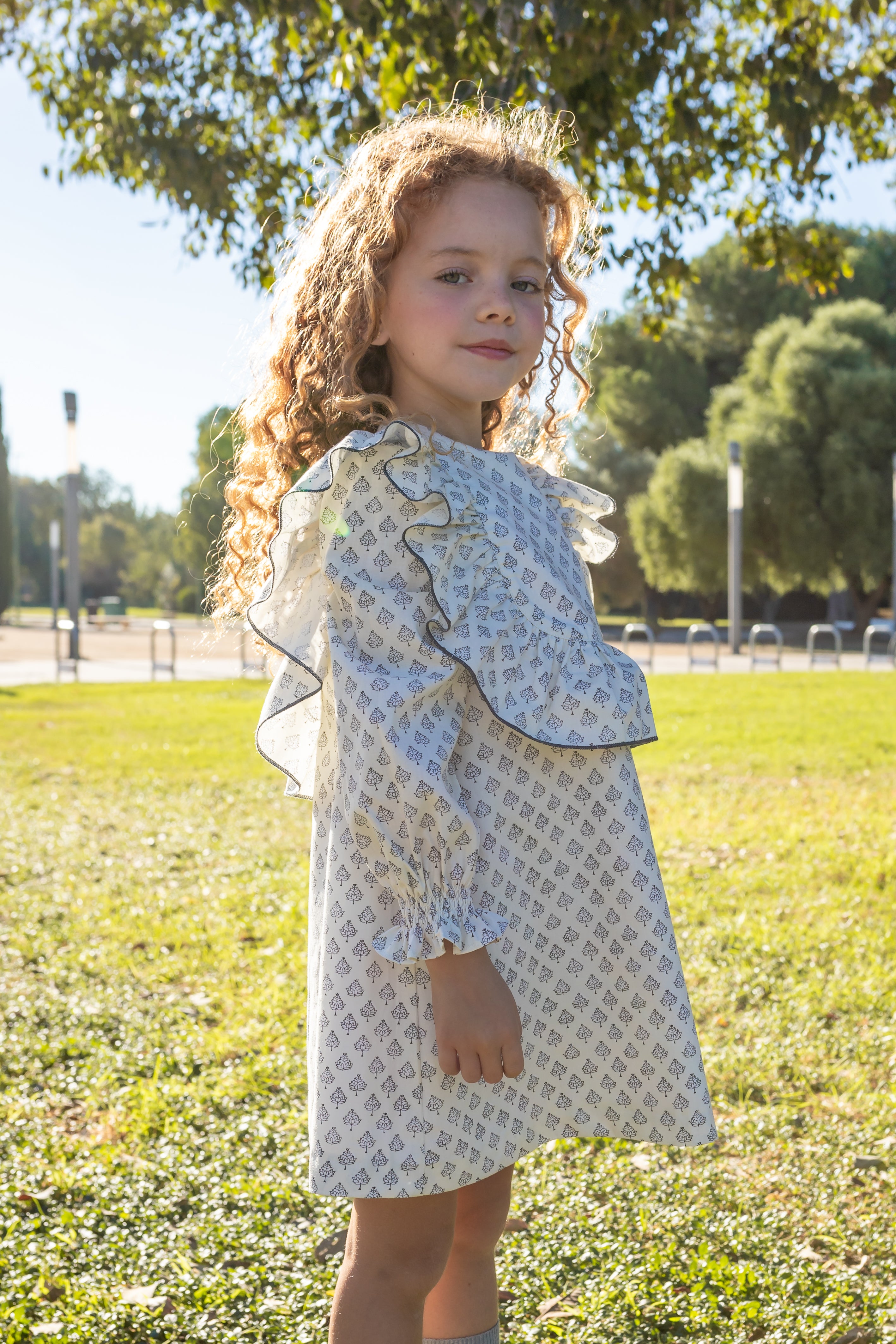 Vestido de niña crudo Cocote & Charanga Charanga