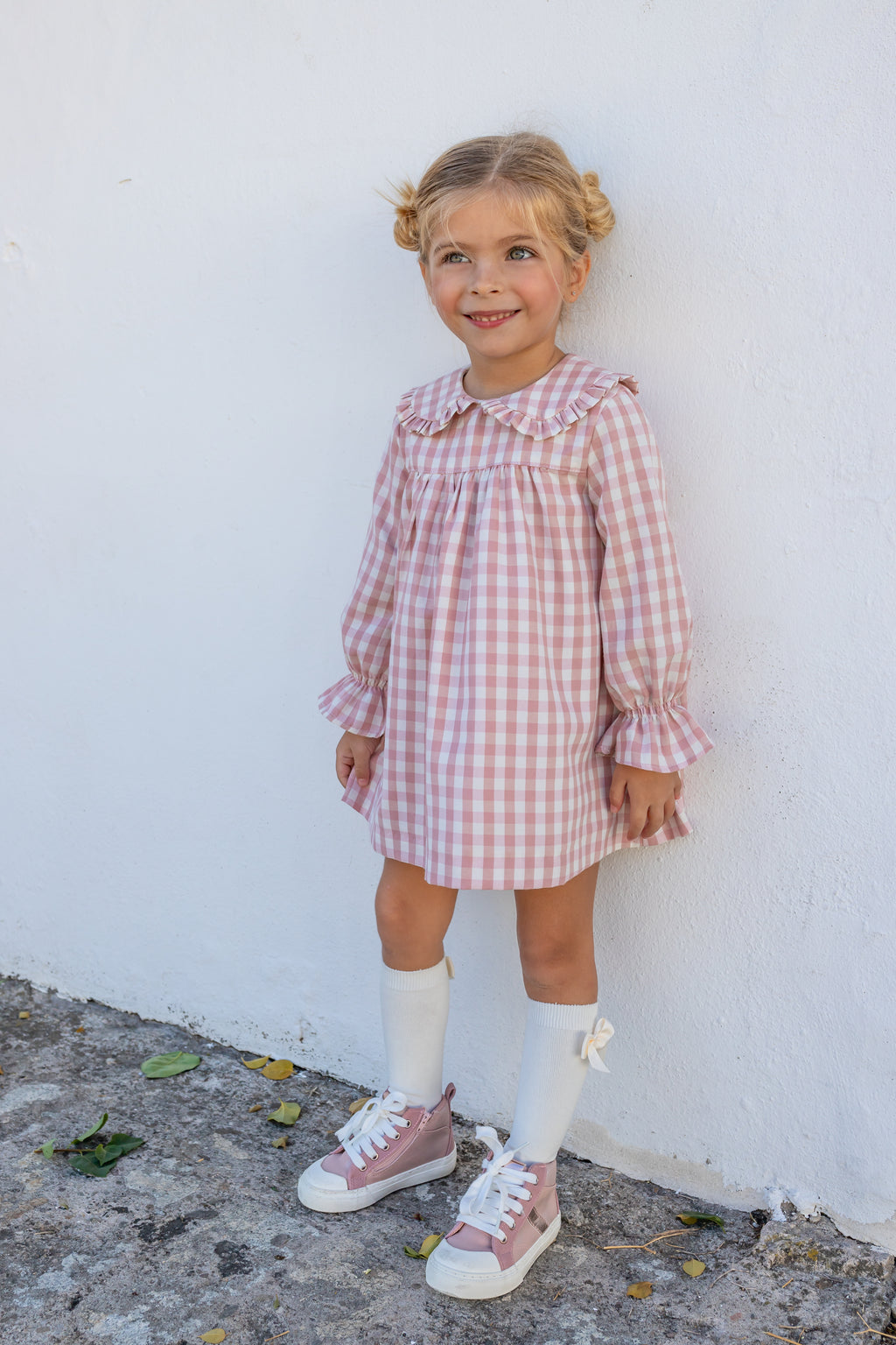 Vestido de bebé rosa Cocote & Charanga Charanga