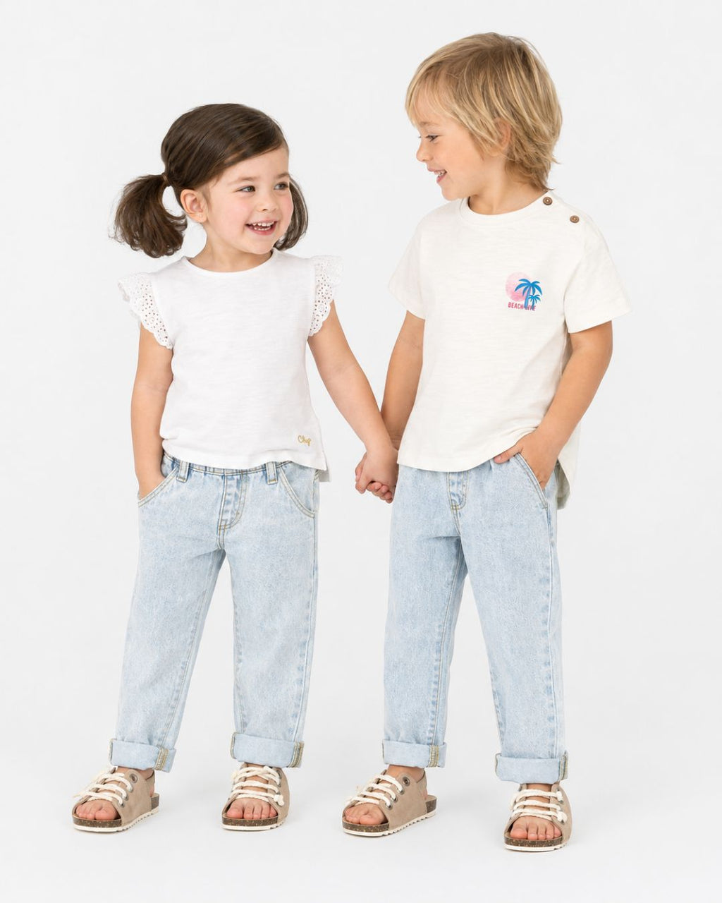 Pantalón tejano bebé unisex