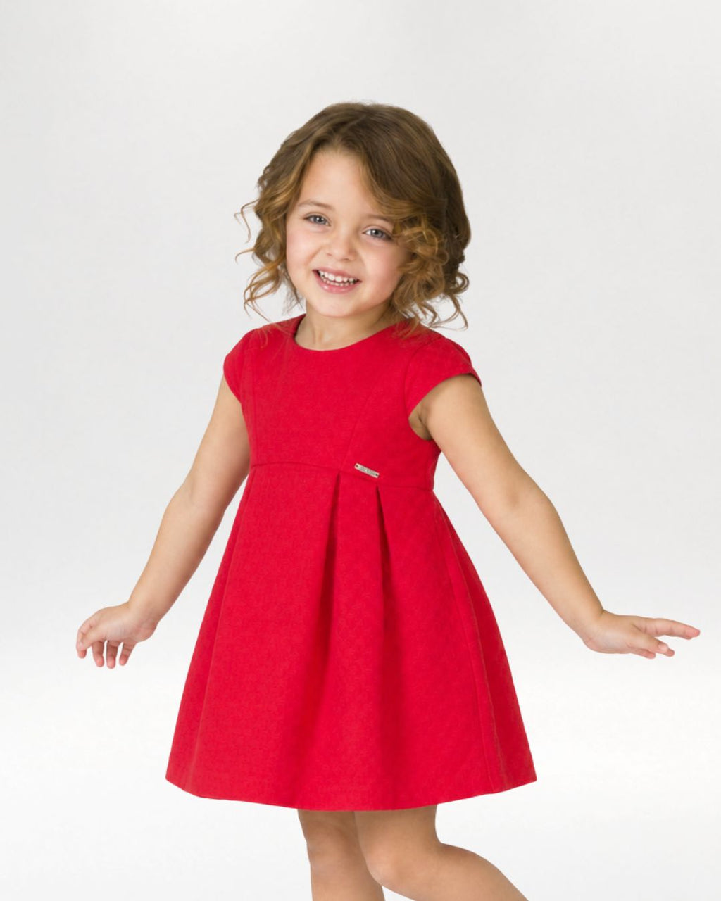 Red baby dress