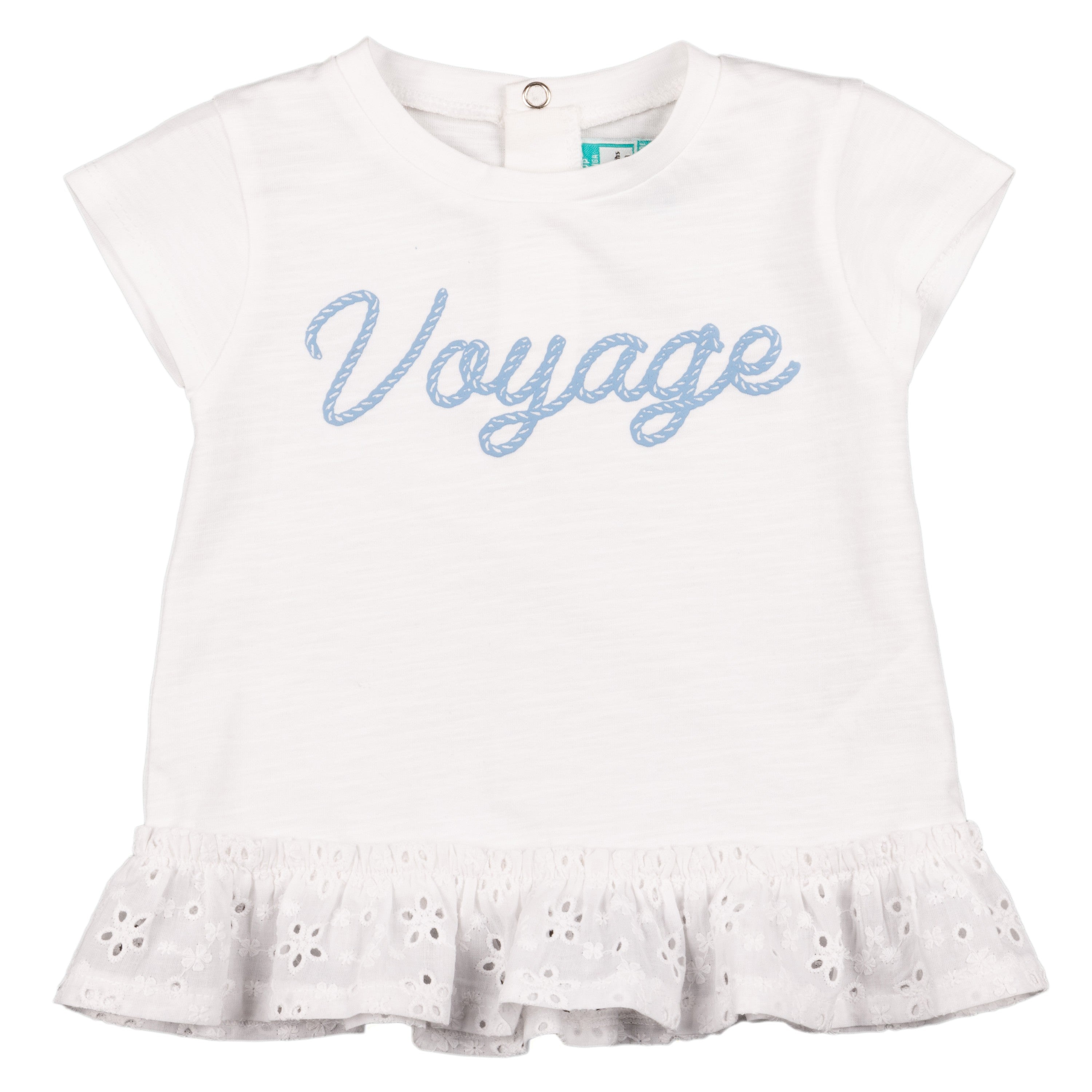 Camiseta de bebé color blanco VERANO/Outlet