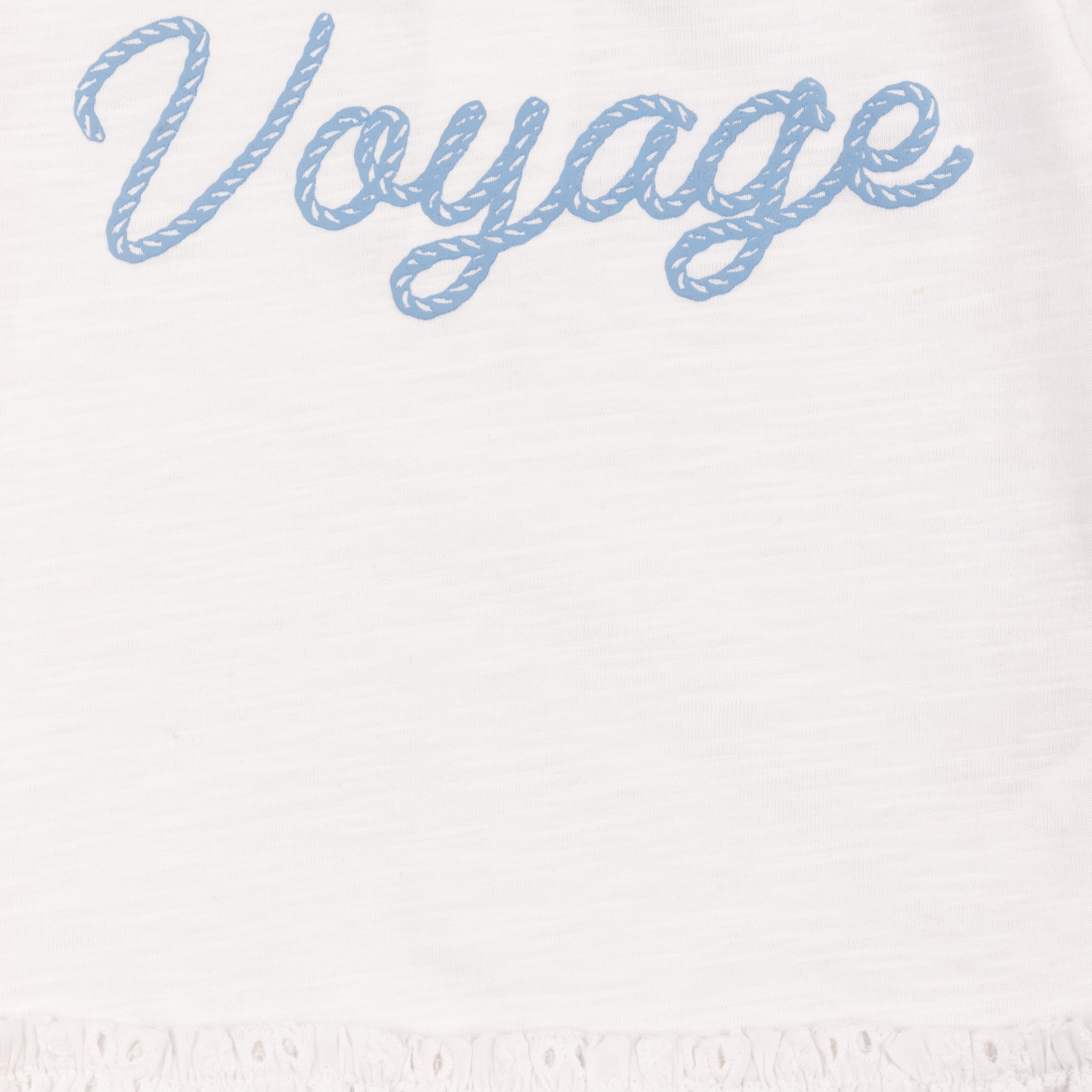 Camiseta de bebé color blanco VERANO/Outlet