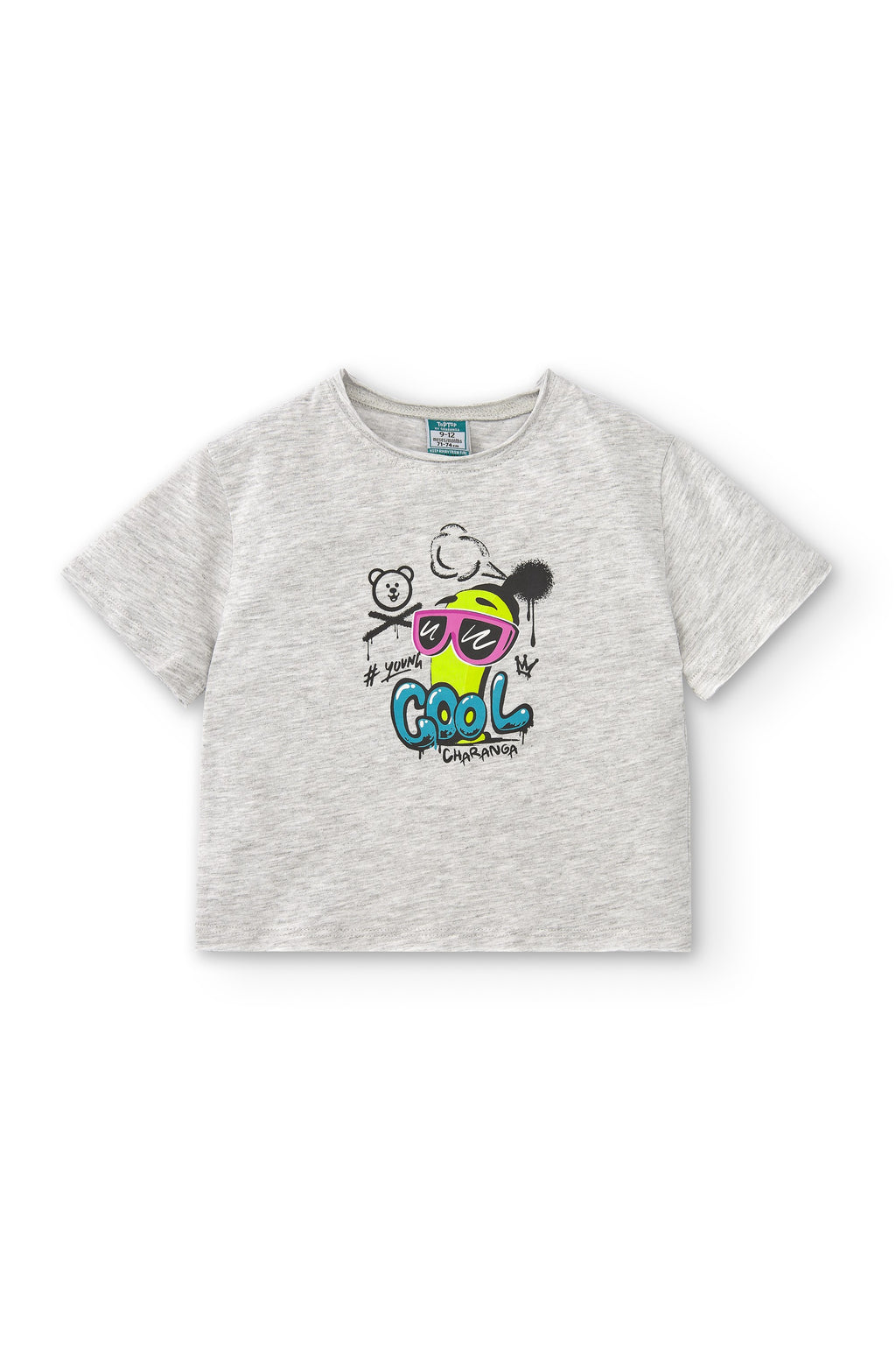 Camiseta de bebé gris VERANO/Outlet