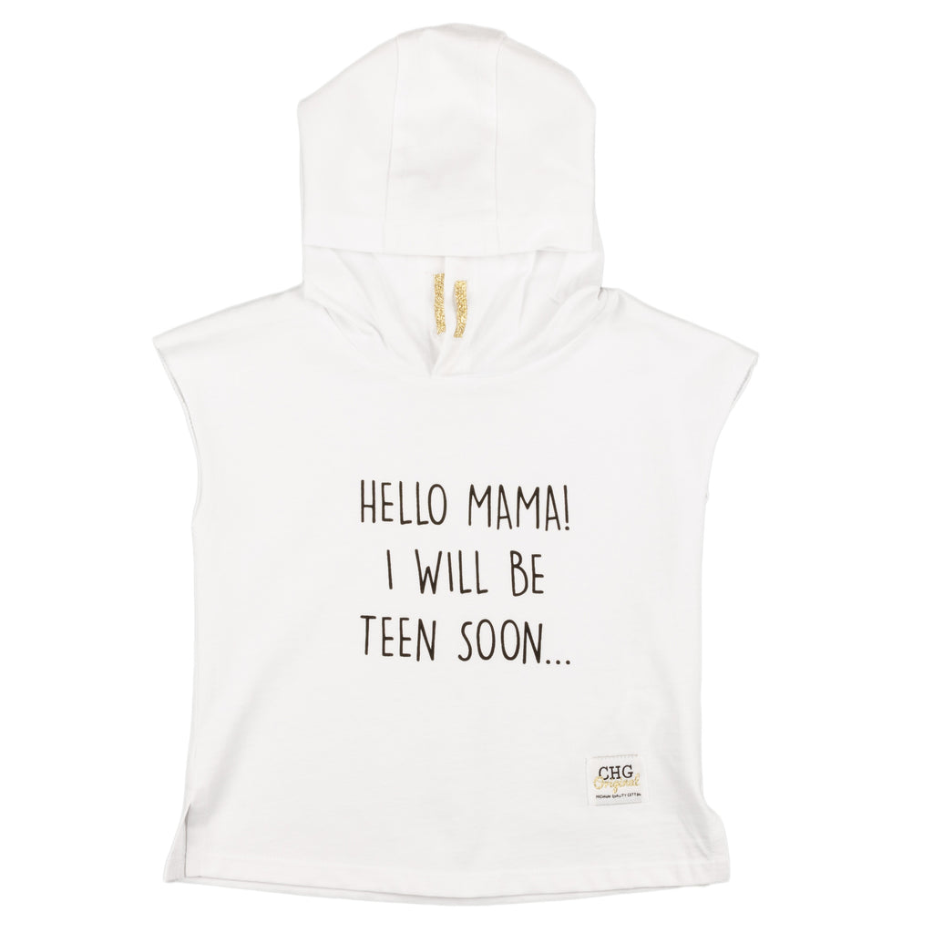 Camiseta de niña blanco VERANO/Outlet
