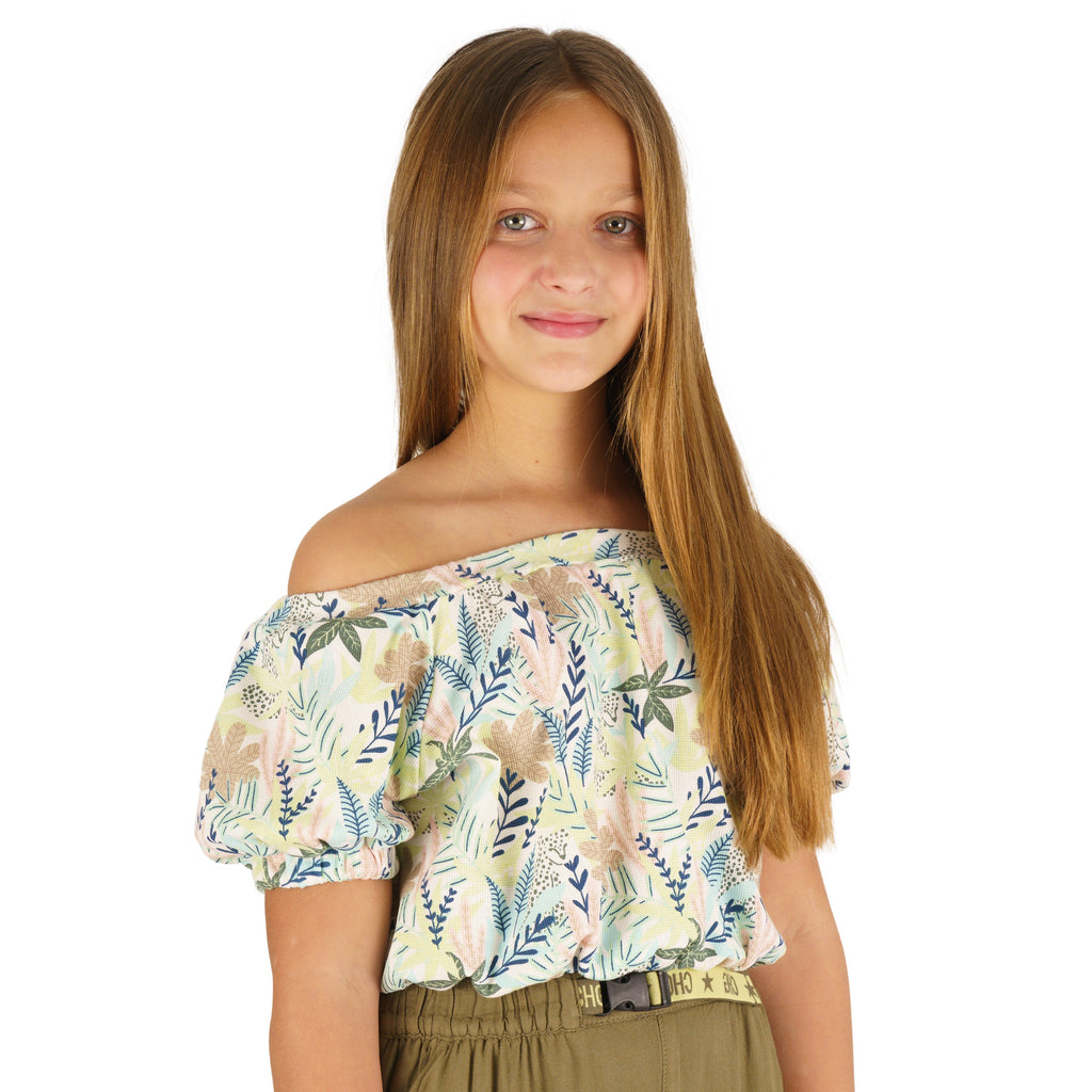 Camiseta de niña estampado VERANO/Outlet