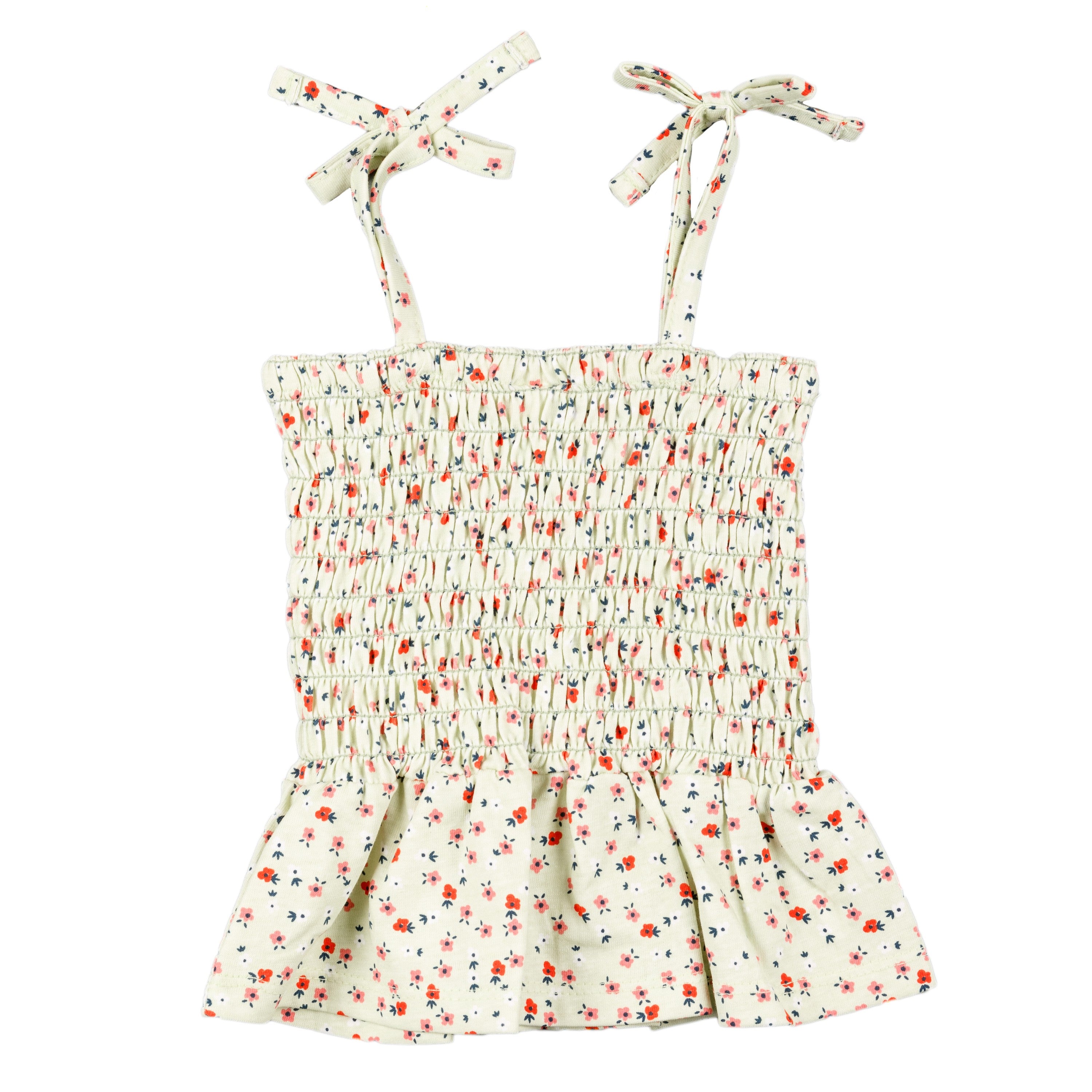 Camiseta de niña estampado de flores rojas VERANO/Outlet