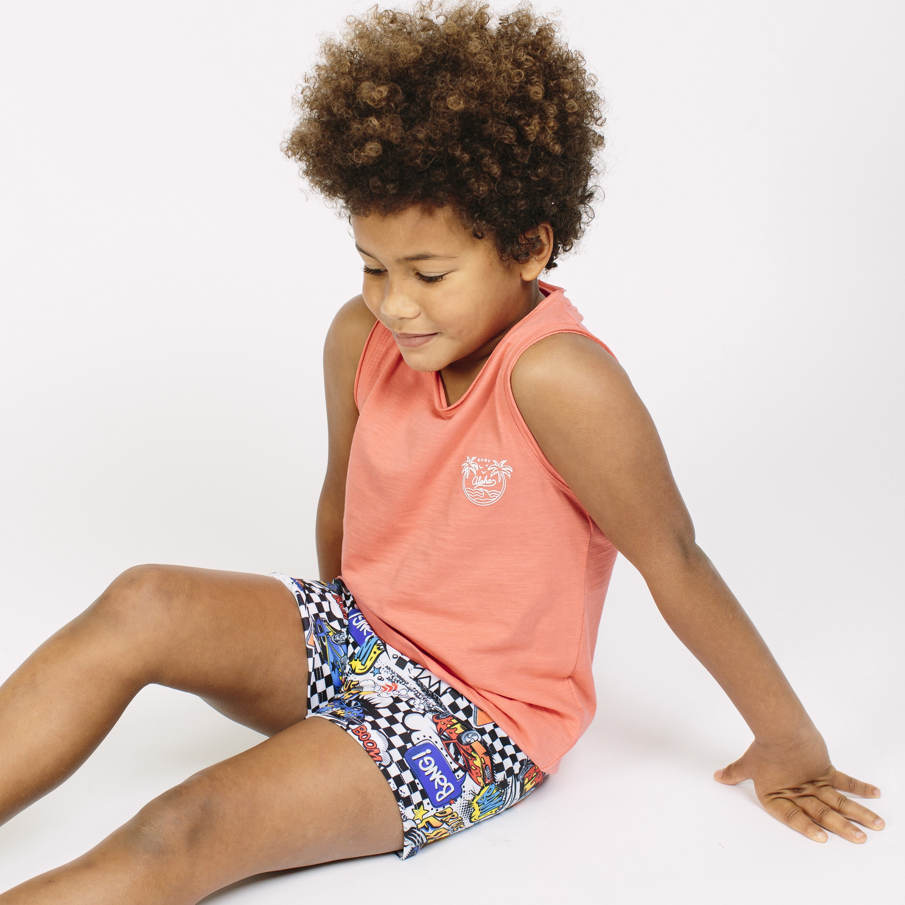 Camiseta de niño coral VERANO/Outlet