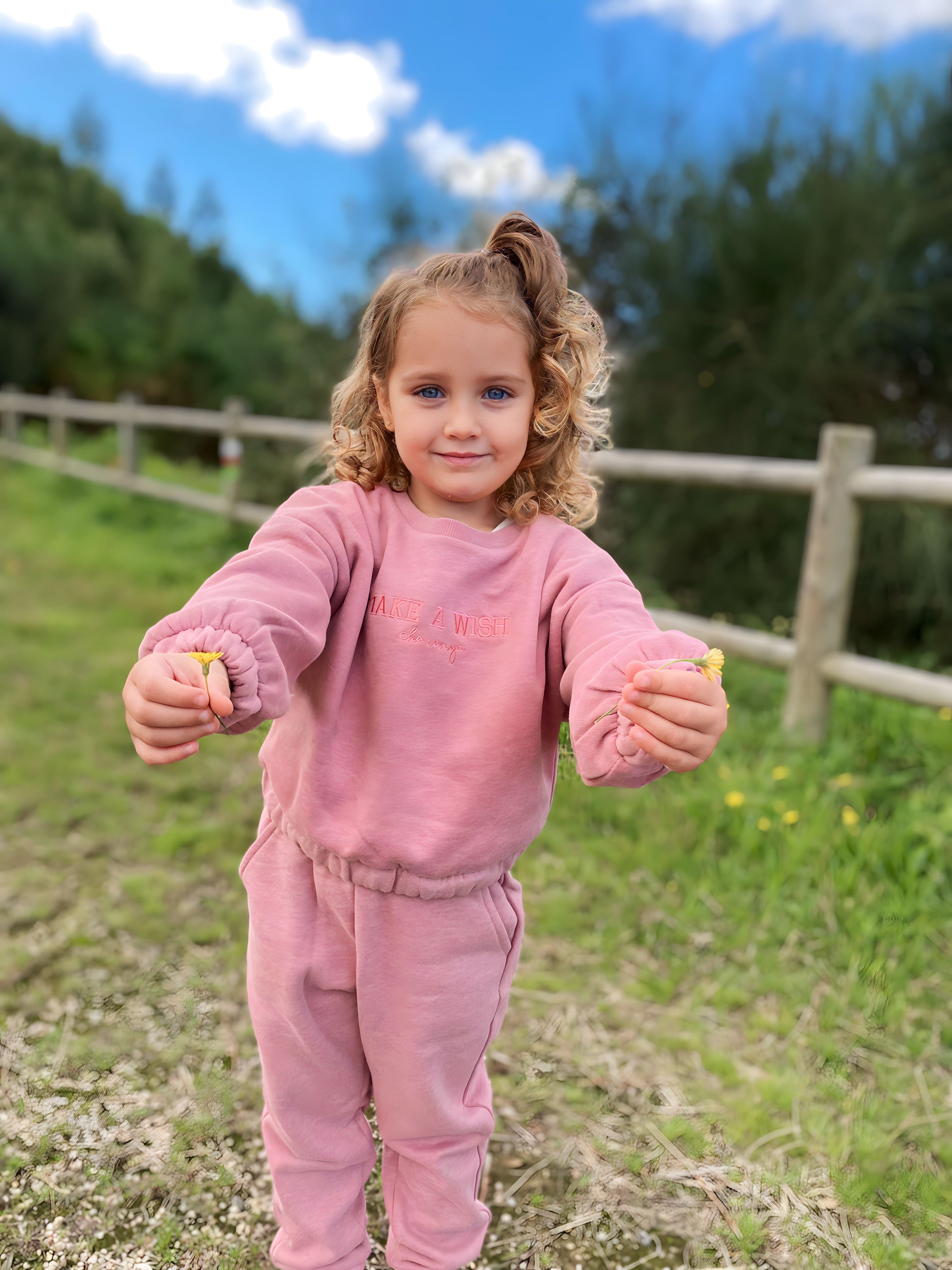Pantalón de niña rosa Charanga