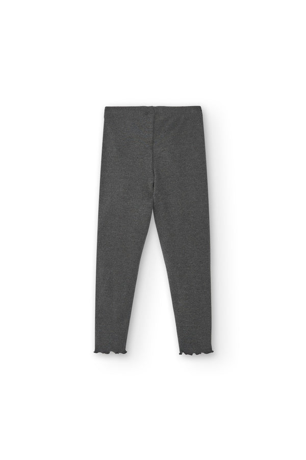 Anthracite girl's leggings