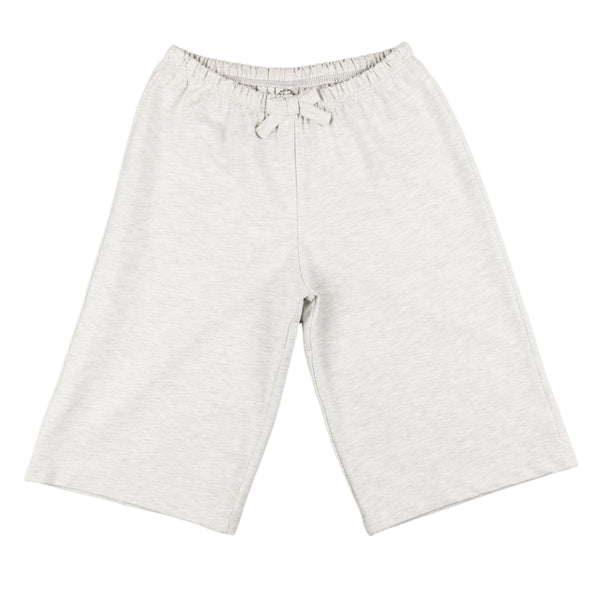 Pantalón niña gris vigoré ancho con lazo