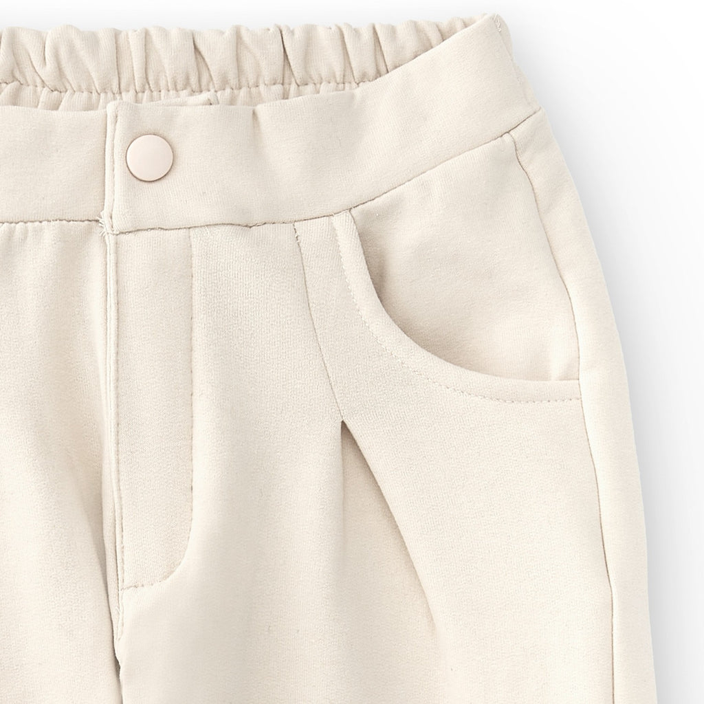 Pantalón de niña color piedra Outlet