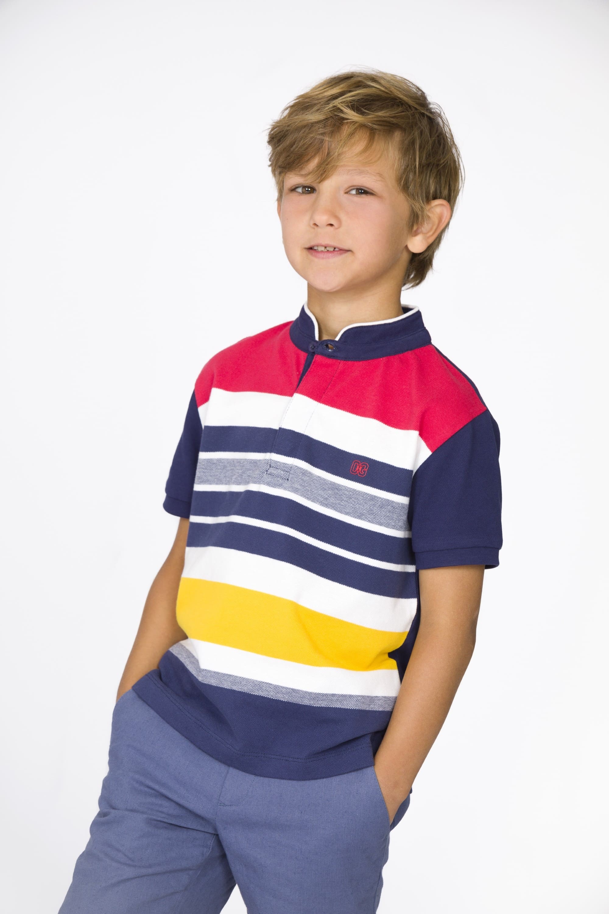 Listed boy's polo