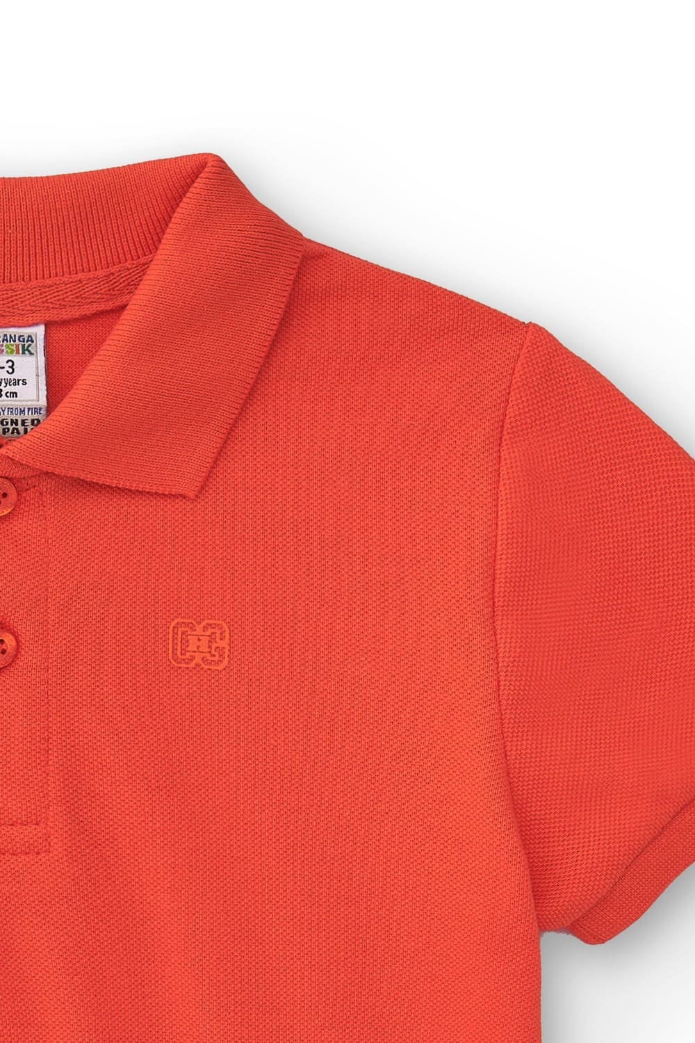 Polo garçon rouge
