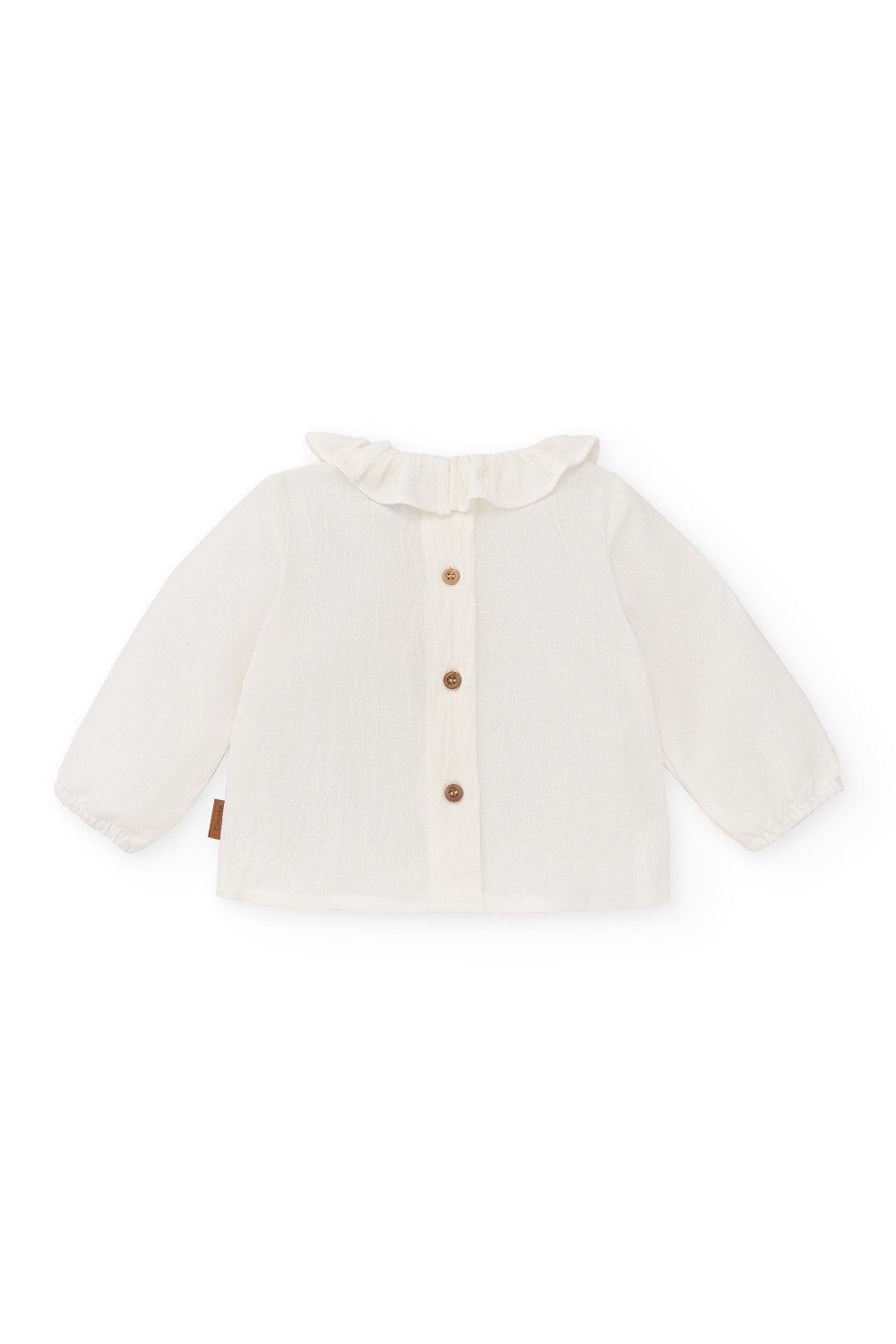 Blusa con mangas de bebé blanca Cocote & Charanga Charanga